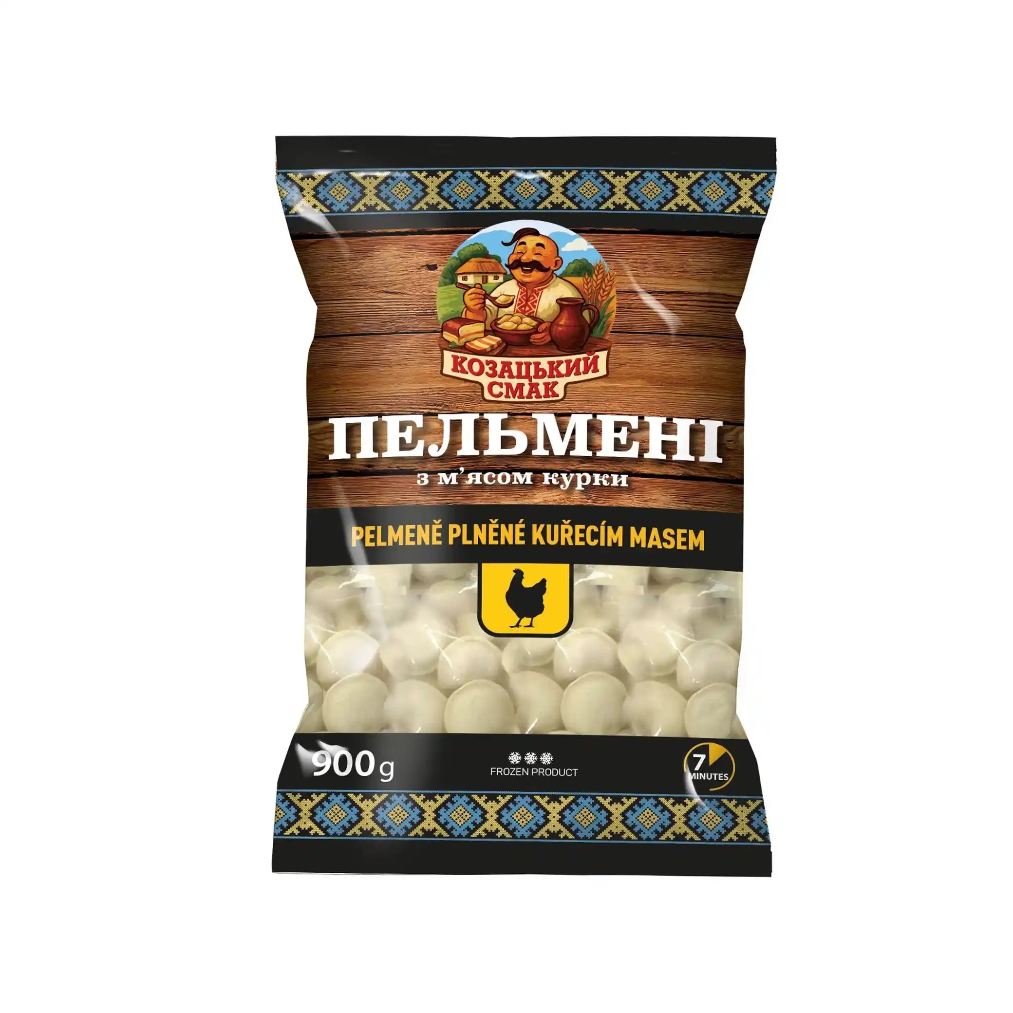 Kozacký Smak, Pelmeně s kuřecím masem, 900 g/6ks