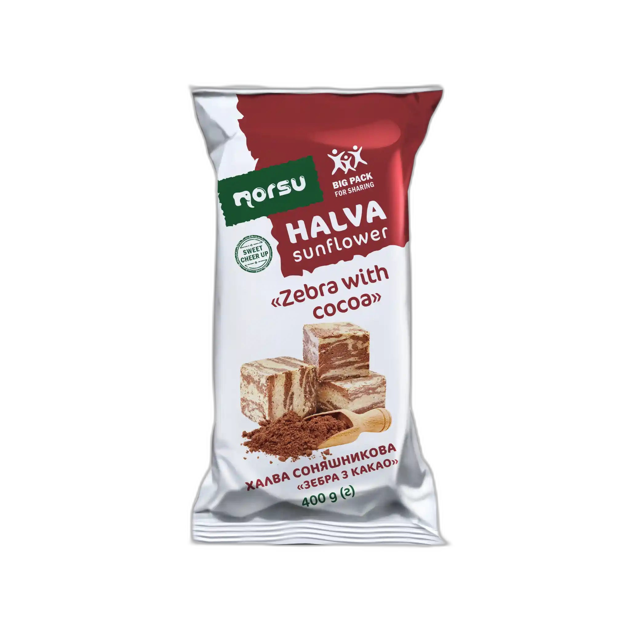 ES Norsu Halva slunečnicová "Zebra s kakaem", 210 g/20 ks