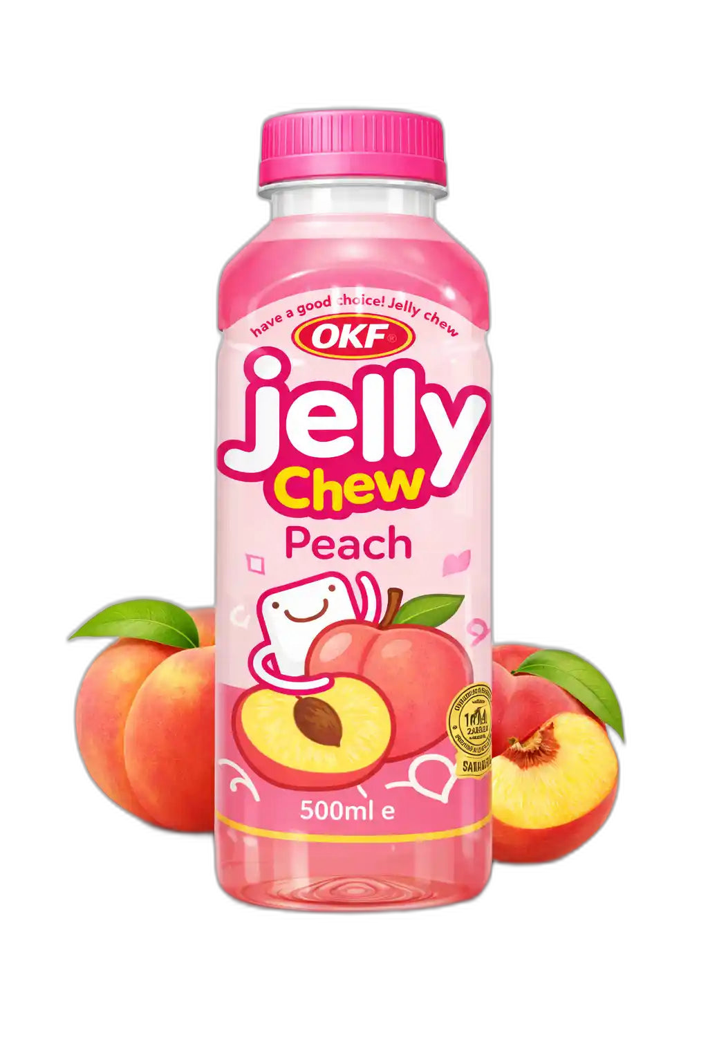OKF Jelly Chew Peach 0,5l/20ks