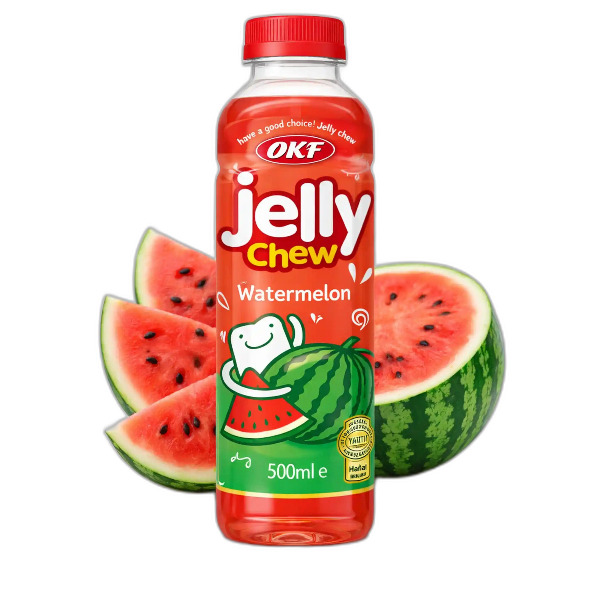 OKF Jelly Chew Watermelon 0,5l/20ks