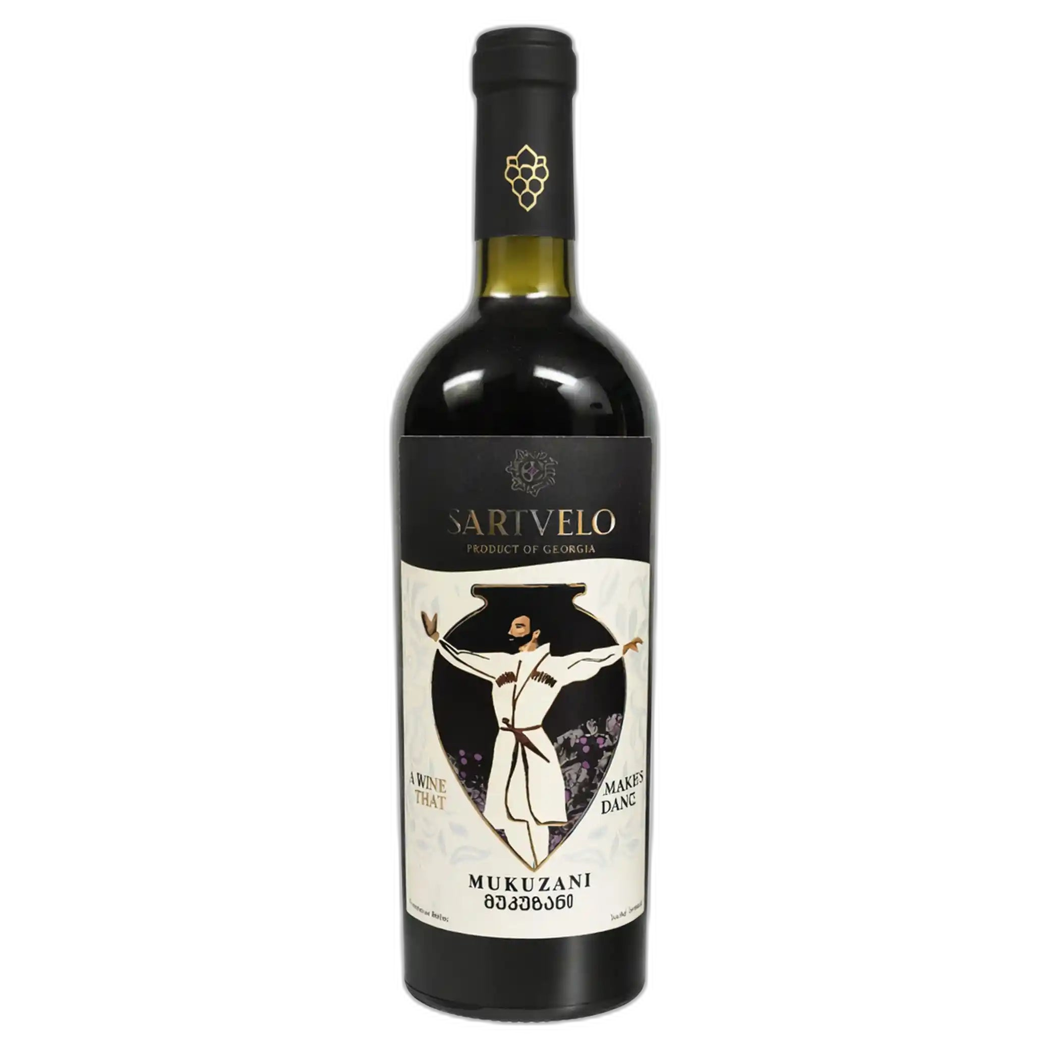 SARTVELO Červené suché víno Mukuzani, alc. 13%, 750 ml