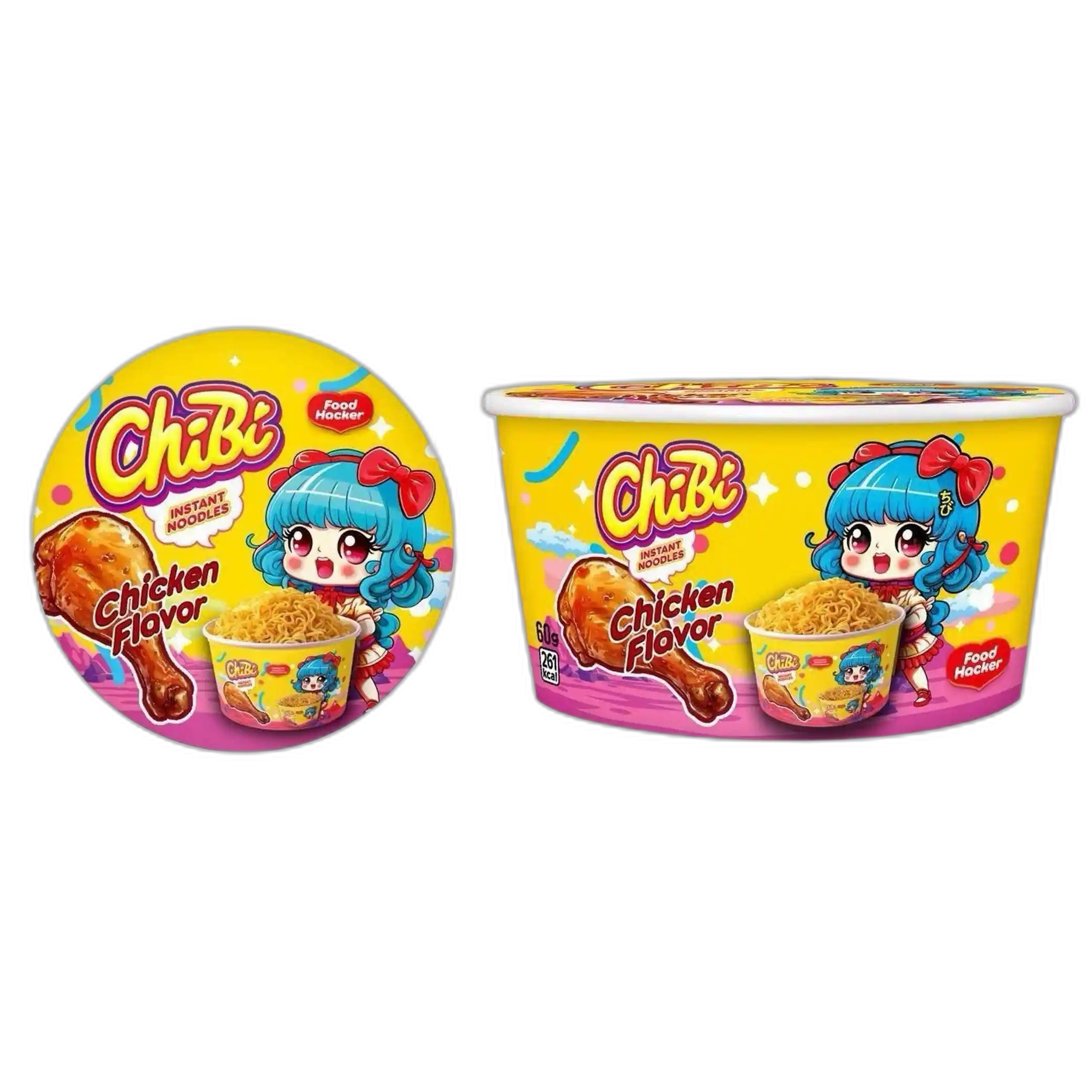 ChiBi Instantní nudle kureci, box 85g/24ks