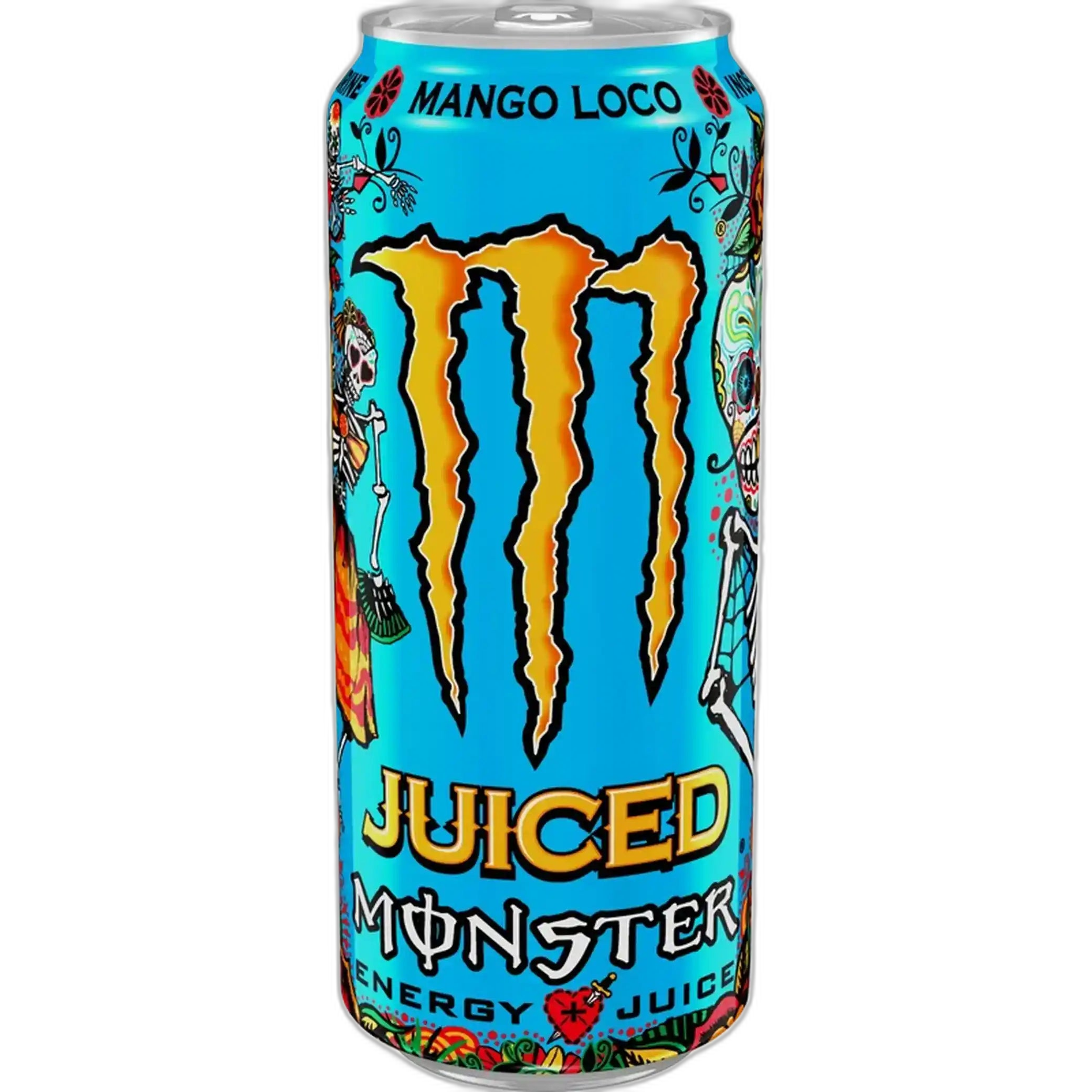 Monster Energy Mango Loco Juiced, plech, 0,5l/24ks