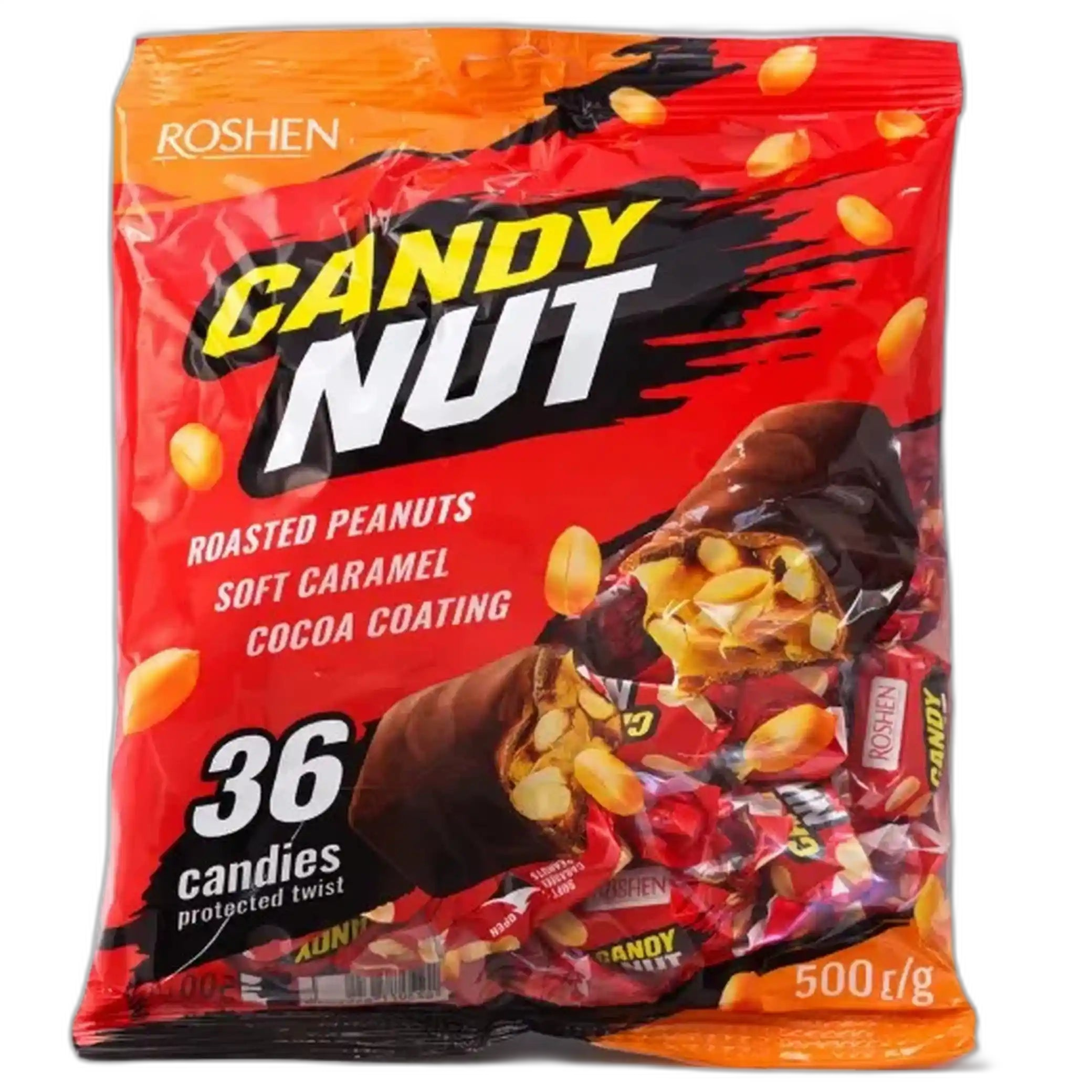 Roshen Bonbóny "Candy Nut" s arašidy, 500g/10ks