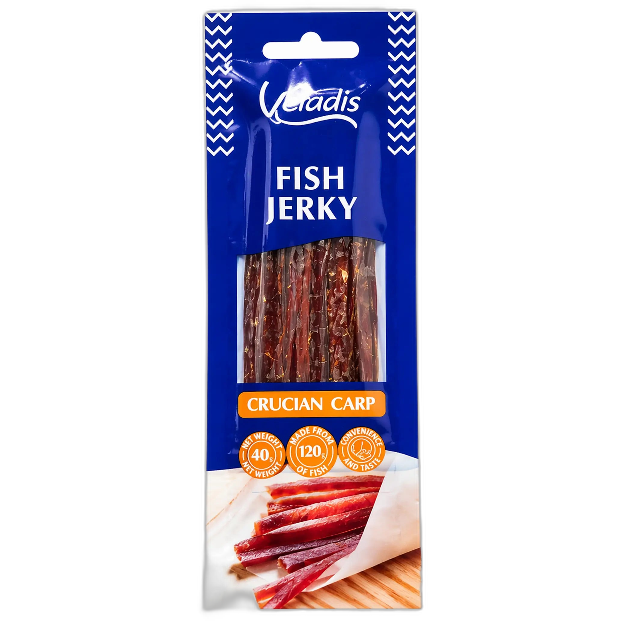 Veladis Sušené tyčinky z karase, 40 g/60 ks