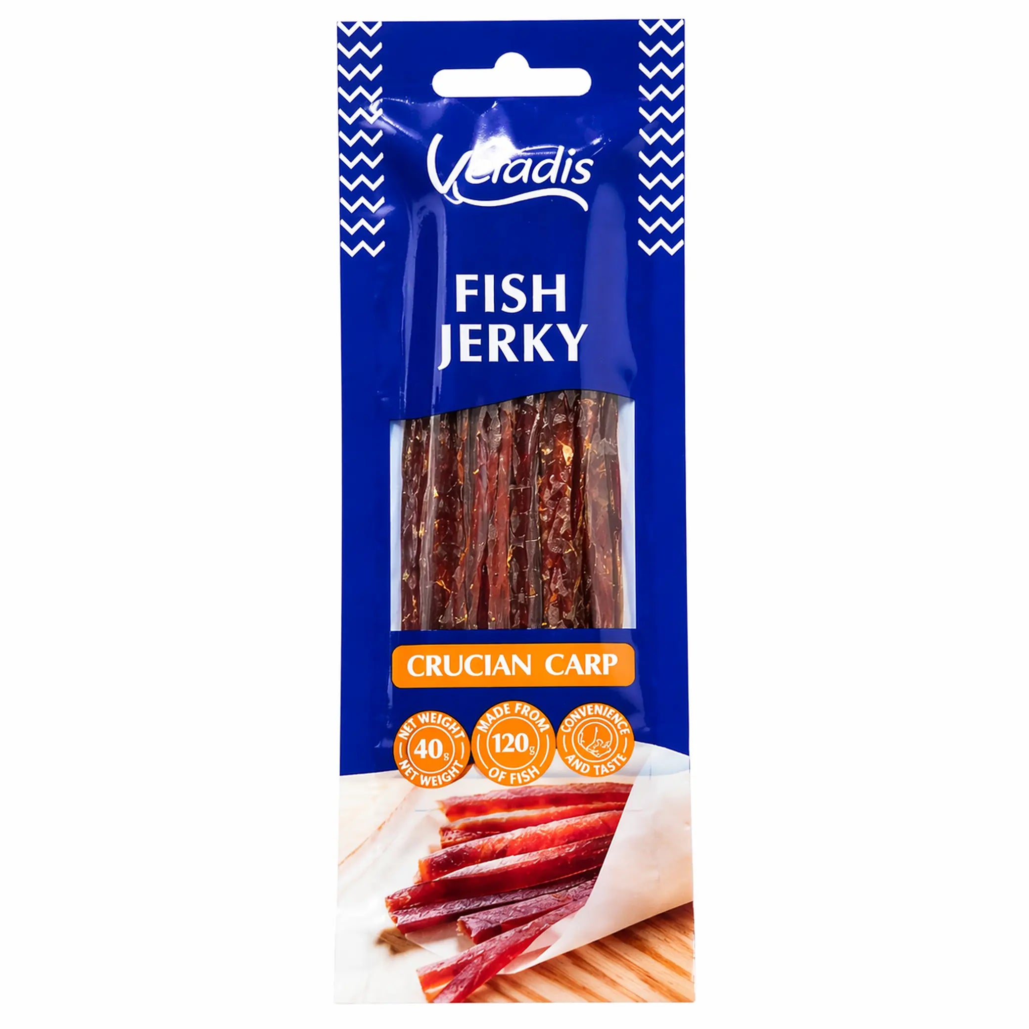 Veladis Sušené tyčinky z karase, 40 g/60 ks
