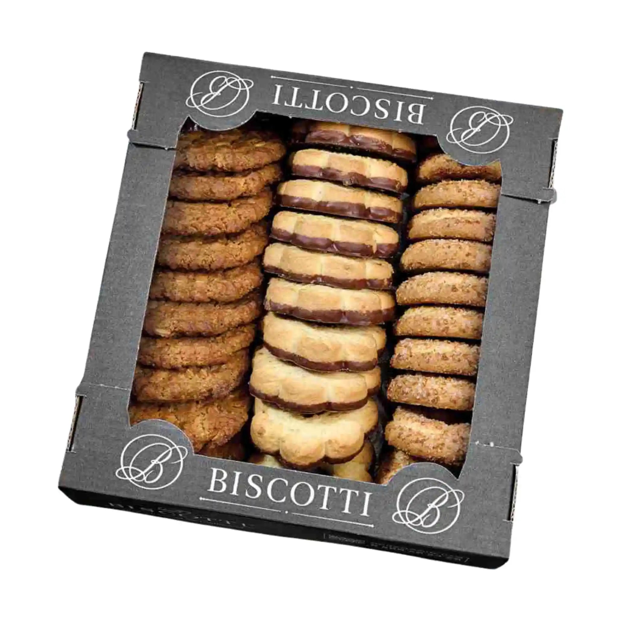 Biscotti Sada Sušenek z křehkého testa MIX Dolce Misto, 450g/ 12 ks