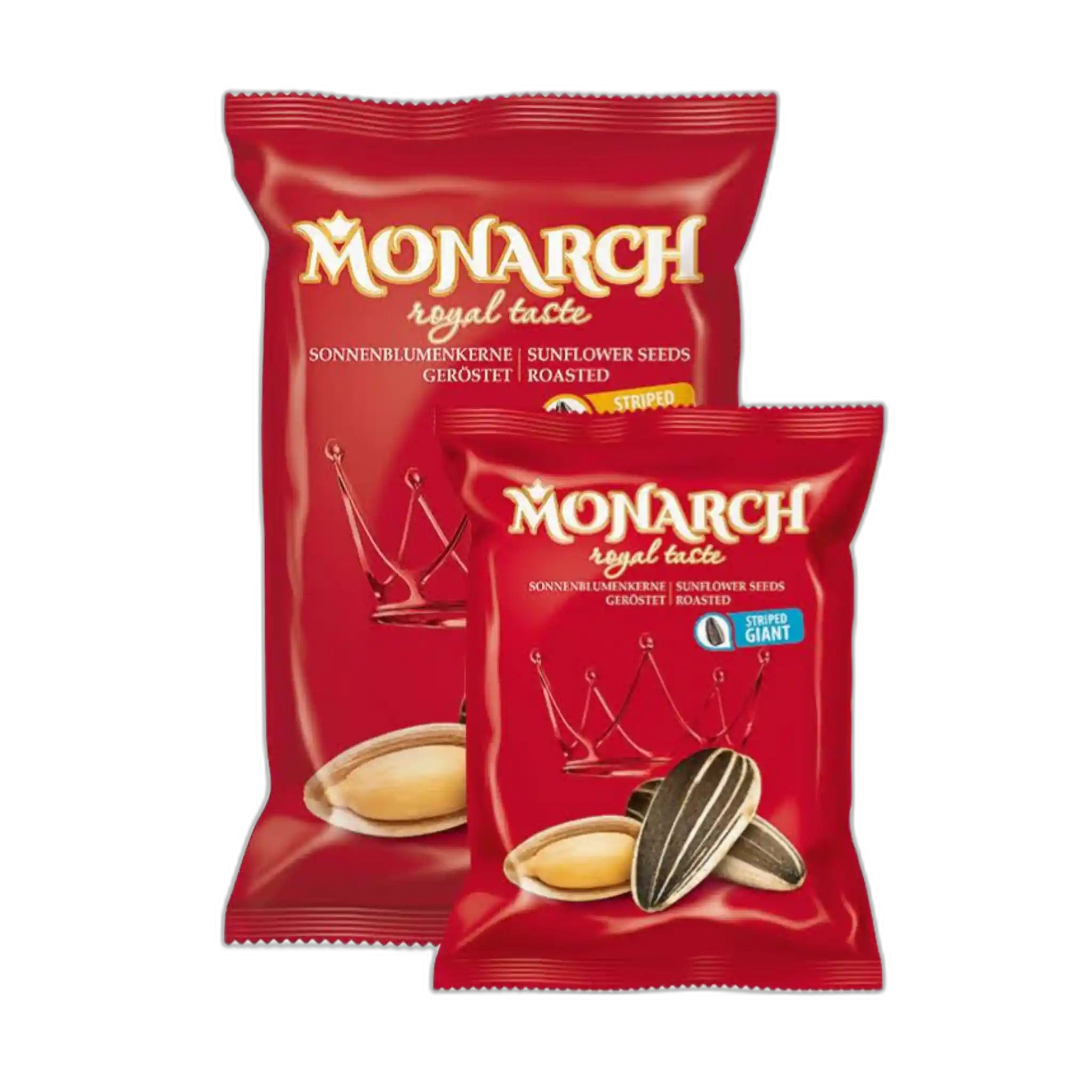 Monarch Jumbo XXL Slunečnicová semínka pruhovaná pražená, 300g/8ks