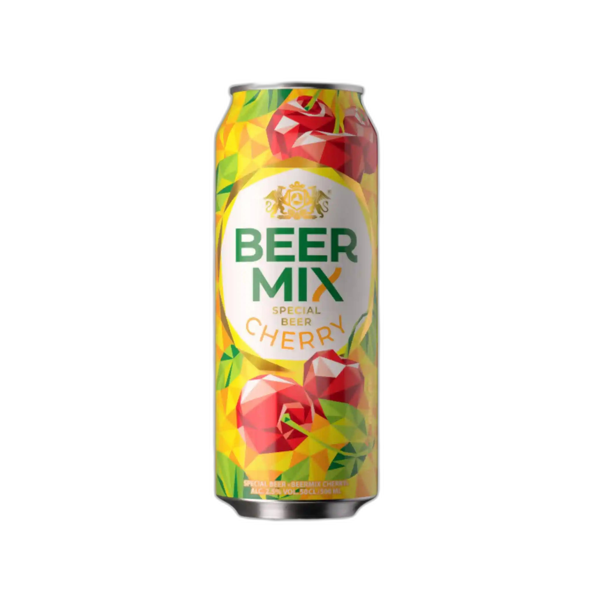 Obolon Pivo "Beermix Višeň" alc.2,5%, plato 12°, 0,5 L plech/24ks