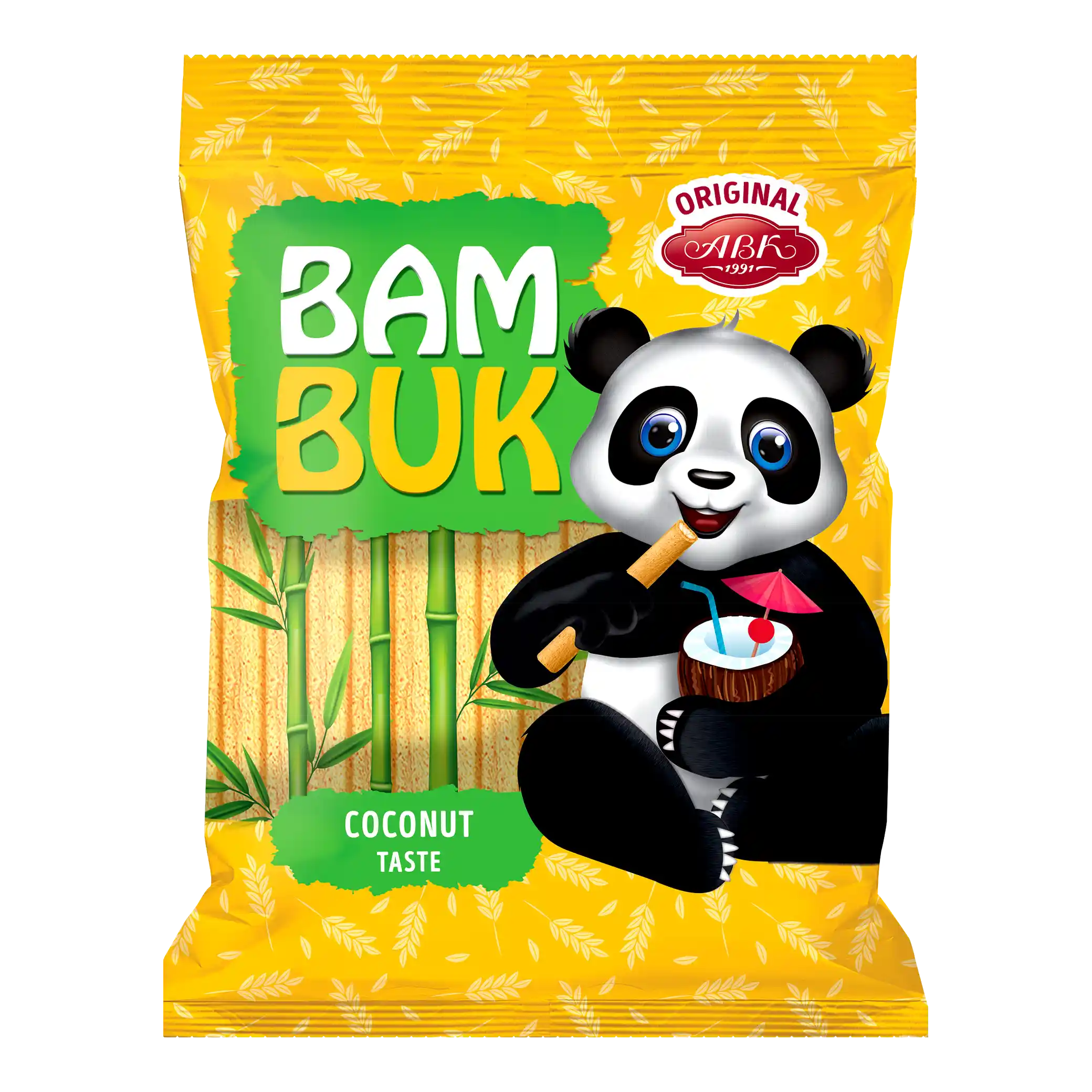 ABK Vícezrnné křehké tyčinky „Bam-Buk“ s kokosovou příchutí, 160 g/24ks
