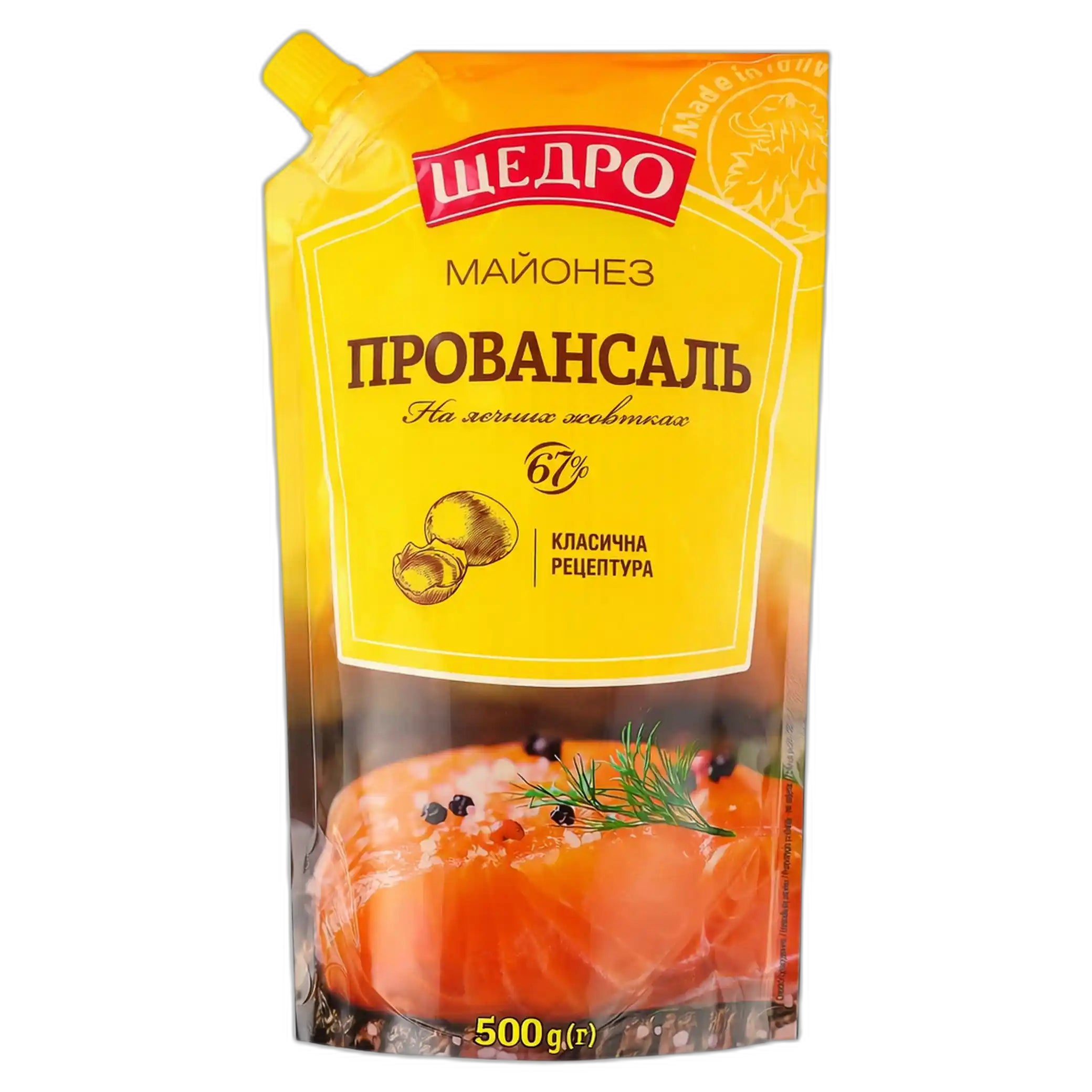 Schedro Majonéza "Provencal" 67%, 500g/14ks