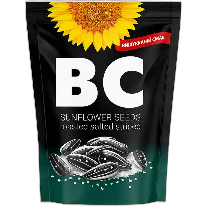 VS BC Slunečnicová semínka pražená, solená, pruhovaná , 300g/10ks