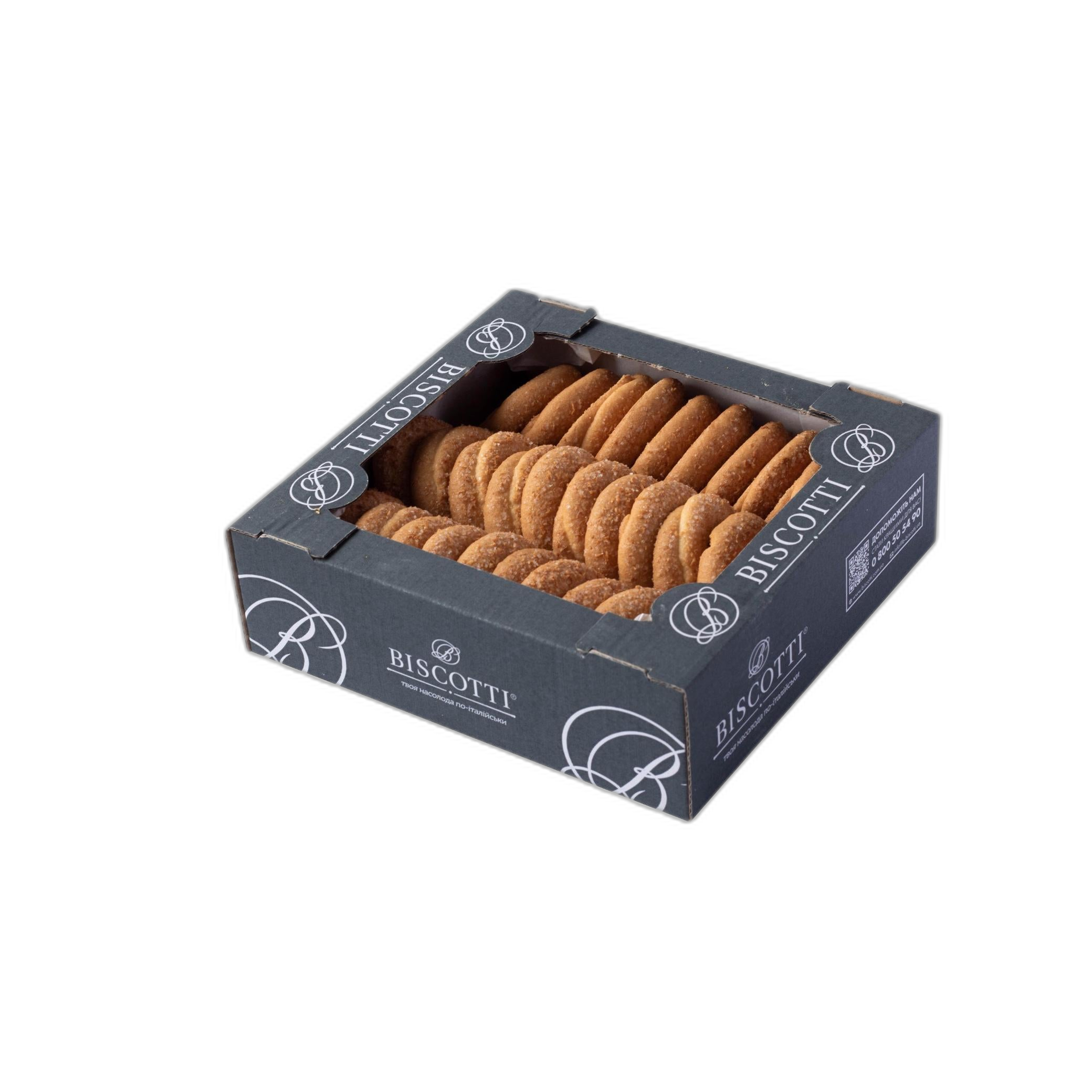 Biscotti Sušenky z křehkého testa Kokosha, 400g/ 12 ks