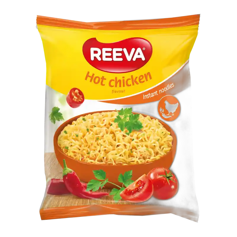 Reeva Instantní nudle palivé kurecí, 60g/60ks