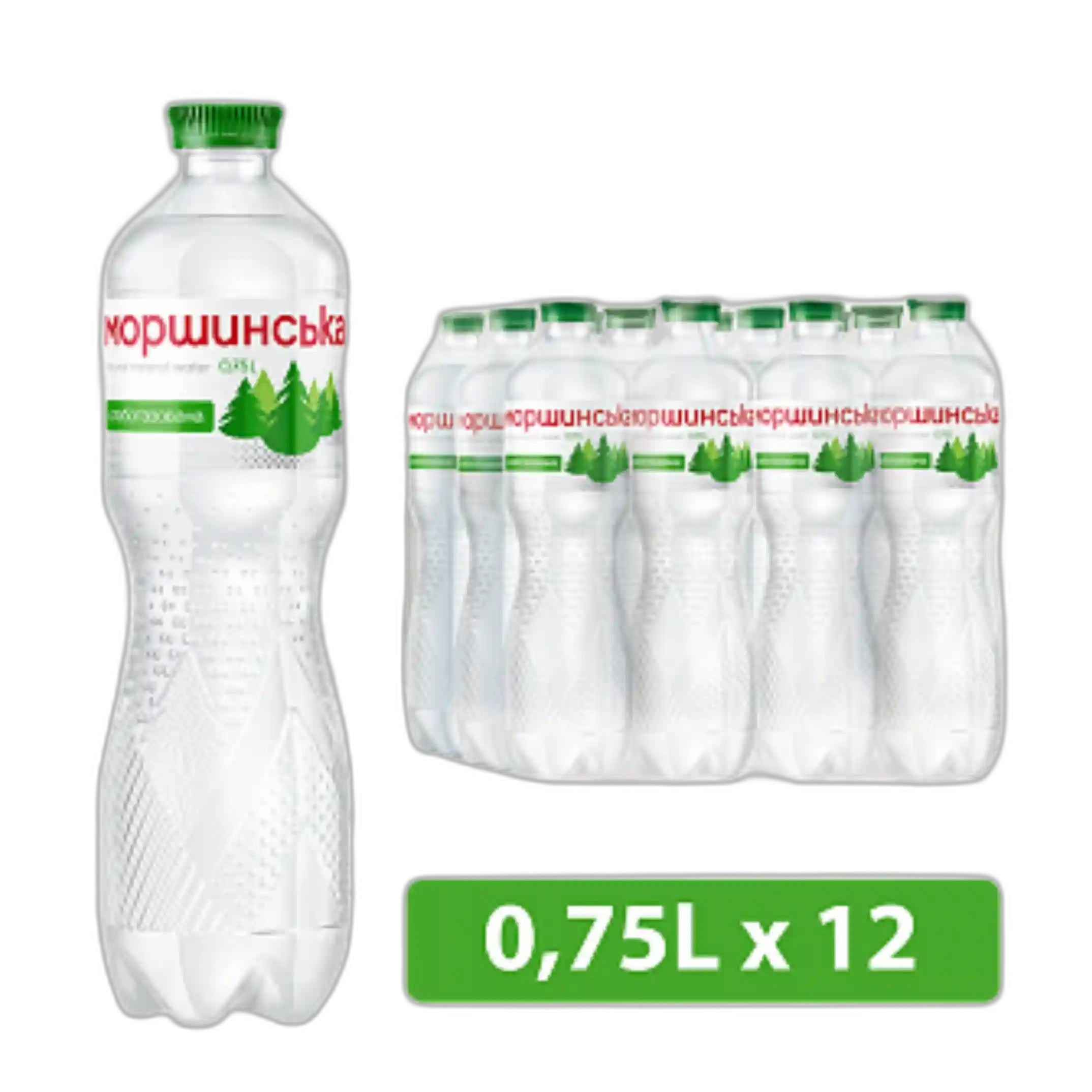 Morshynskaya Přírodní minerální voda jemně perlivá, 0,75l/12ks