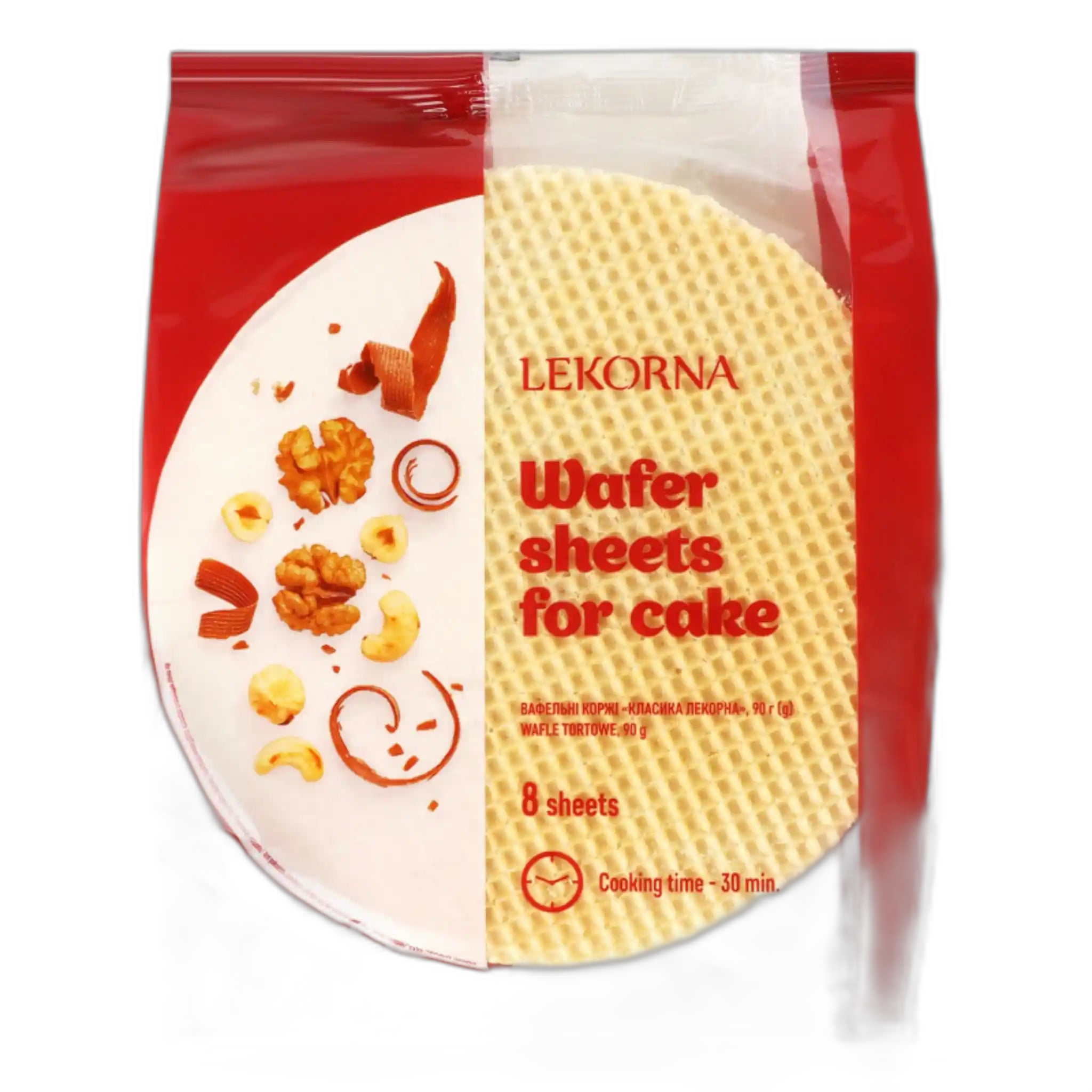 TM Lekorna Oplatkové korpusy na dort "Klasické", 90g/18ks
