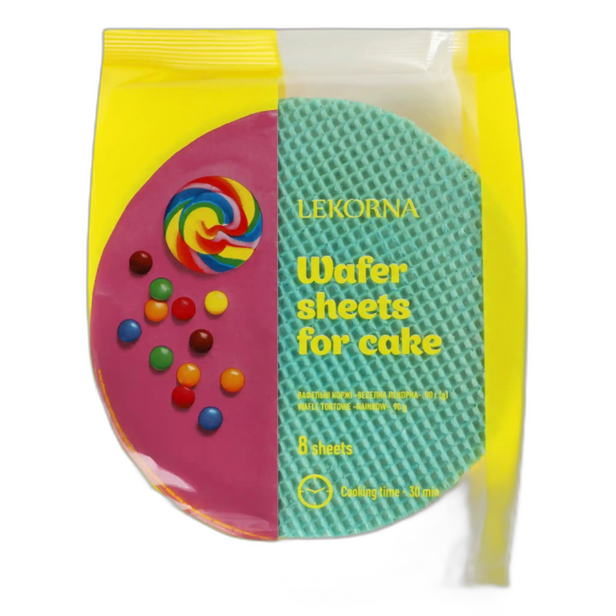 TM Lekorna Oplatkové korpusy na dort "Veselka", 90g/18ks