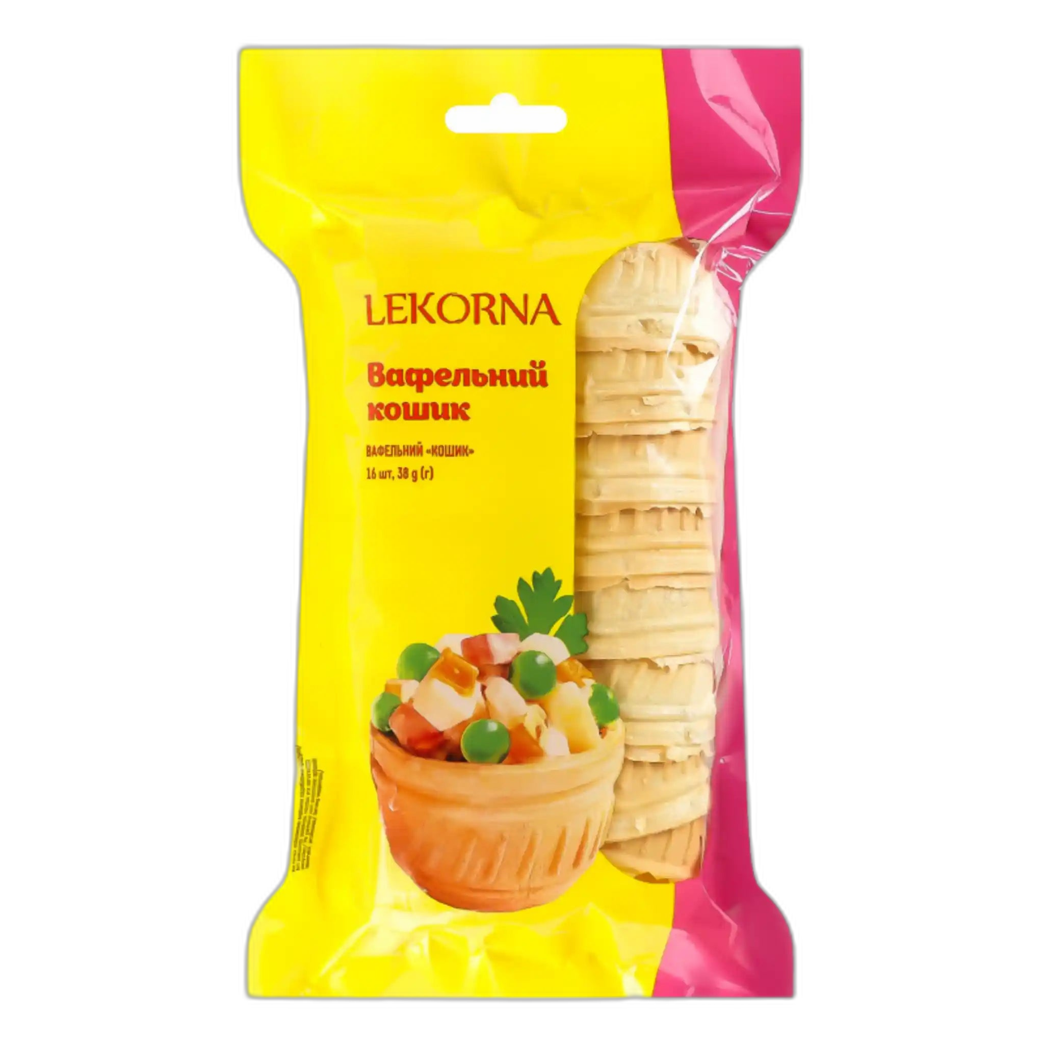 TM Lekorna Oplatková tartaletka "Košik", 38g/ 16ks