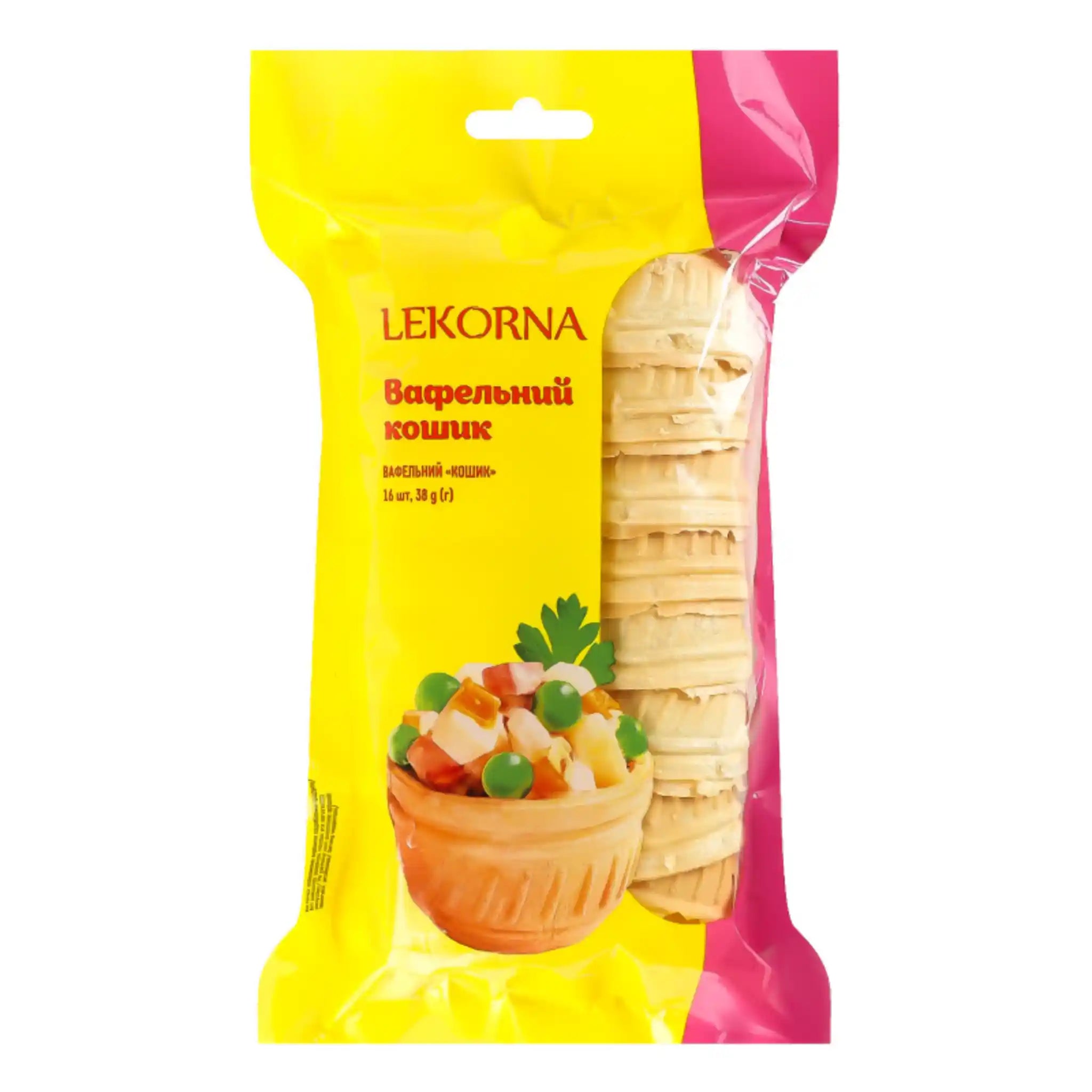 TM Lekorna Oplatková tartaletka "Košik", 38g/ 16ks