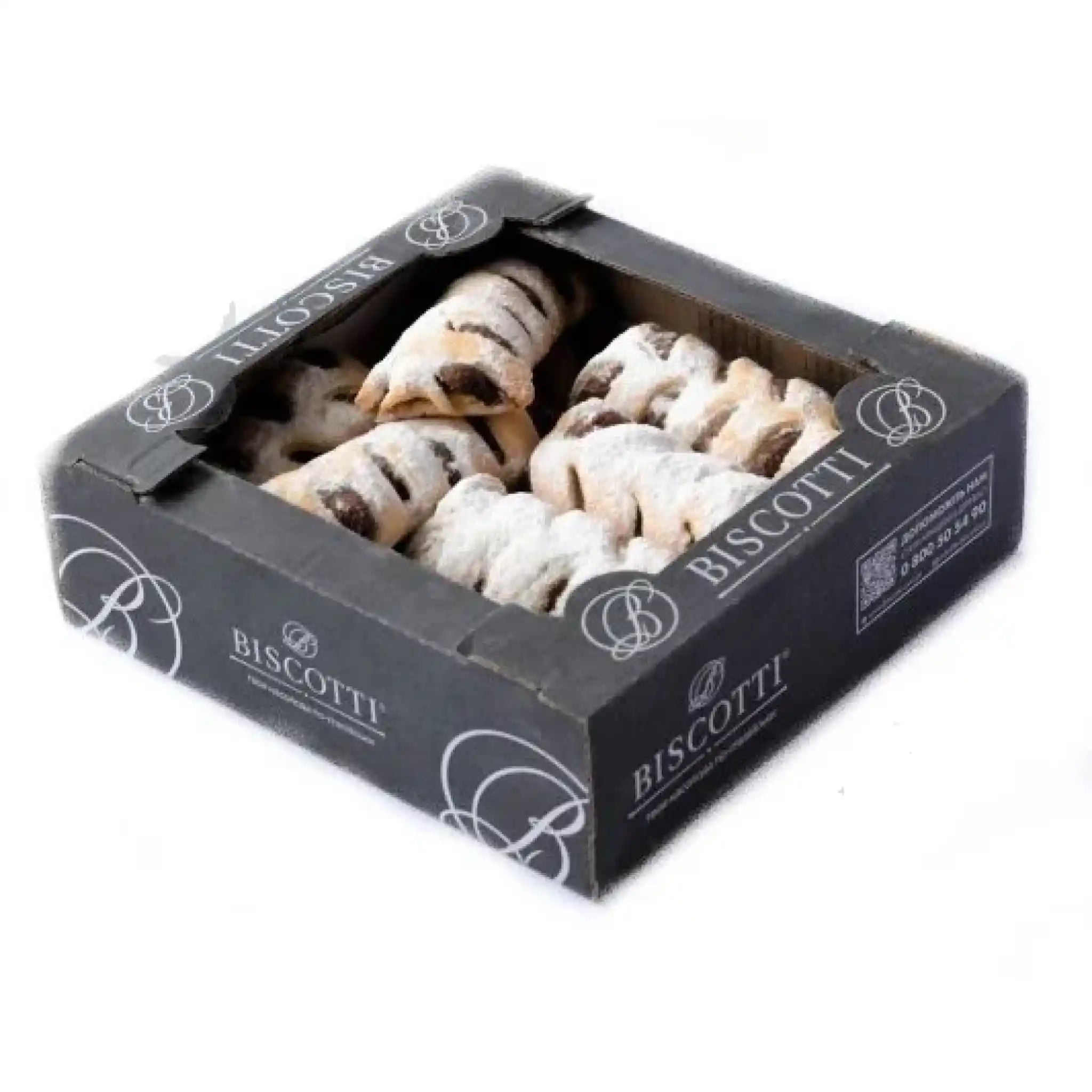 Biscotti Sušenky křehké s ovocným povidlem"Bjanka", 450g /12 ks