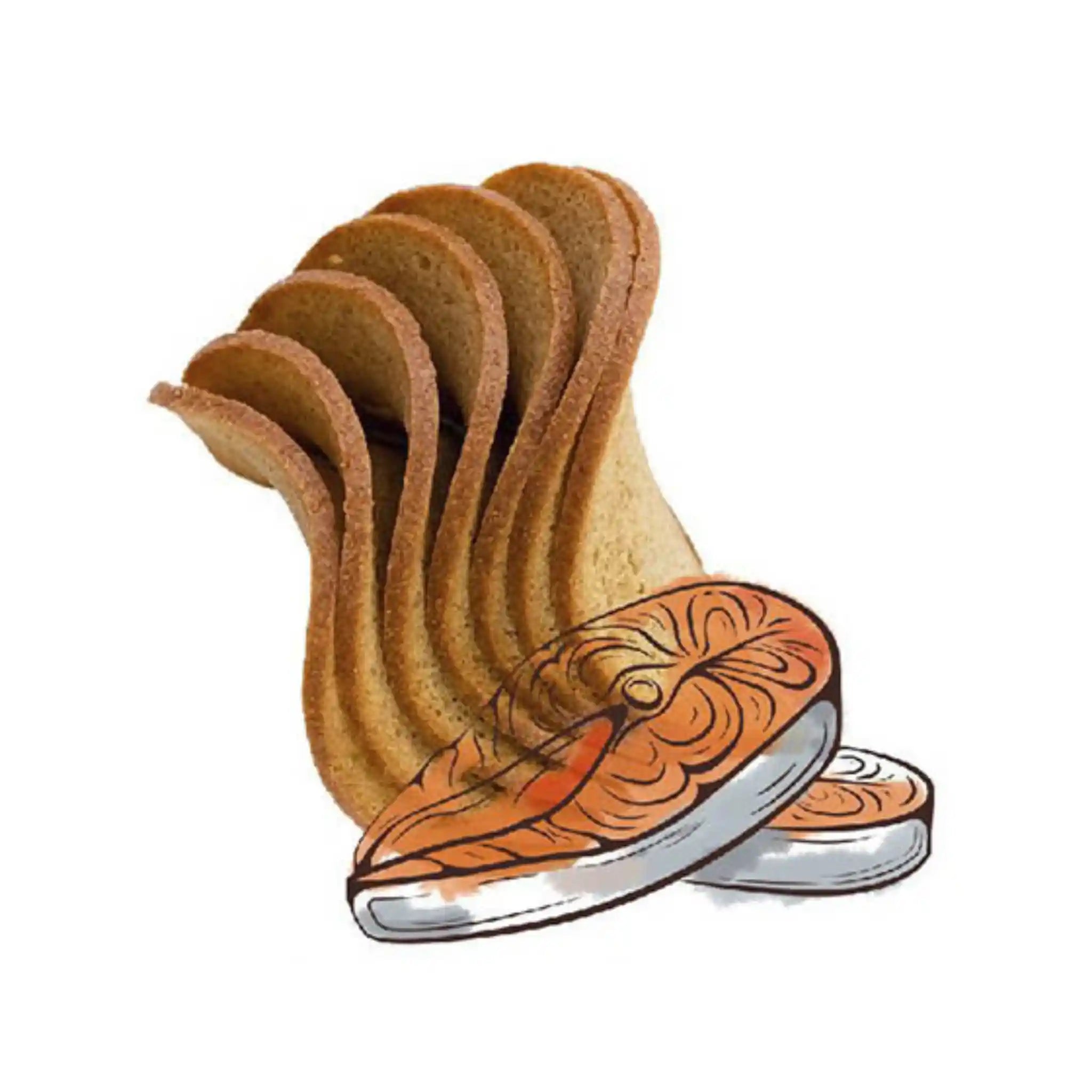 Hv Krutony s příchutí uzeného lososa "Chvilasti" original, 75g/15 ks