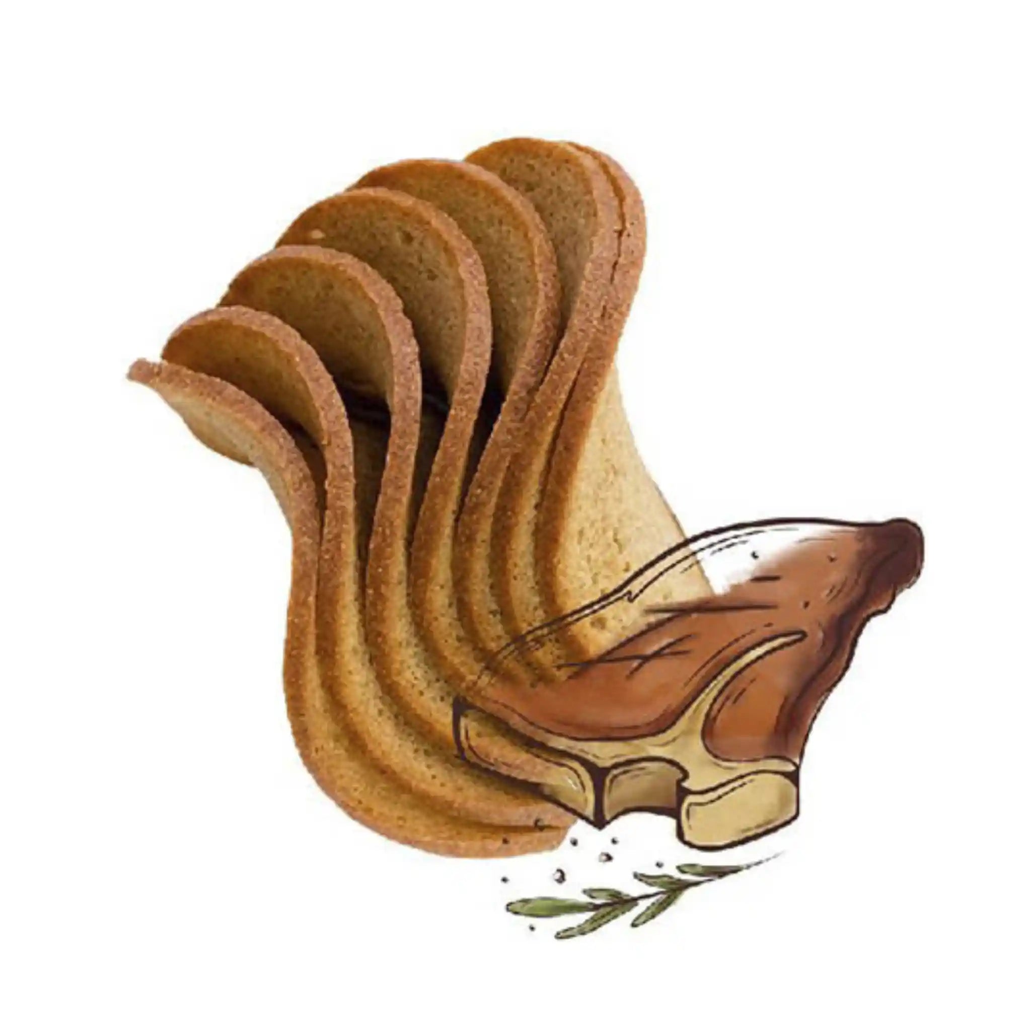 Hv Krutony s příchutí  smaženého steaku "Chvilasti" original, 75g/15ks