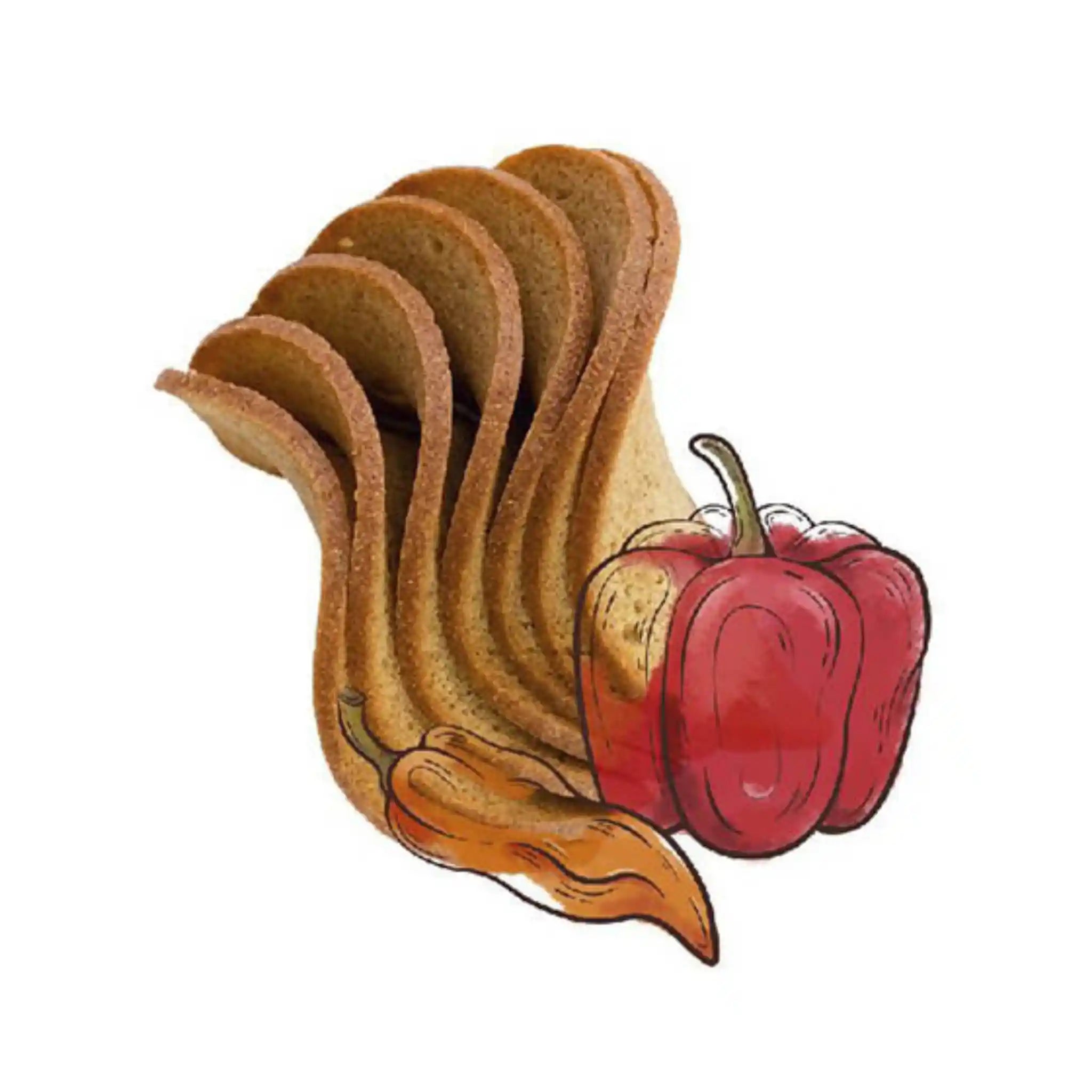 Hv Krutony s příchutí papriky "Chvilasti" original, 75 g/15 ks